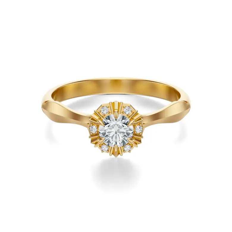 Pierścionek zaręczynowy z diamentami AJPZ_082